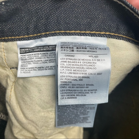 Levi’s 514 Dark Wash Size 40 X 30 - Picture 5 of 7